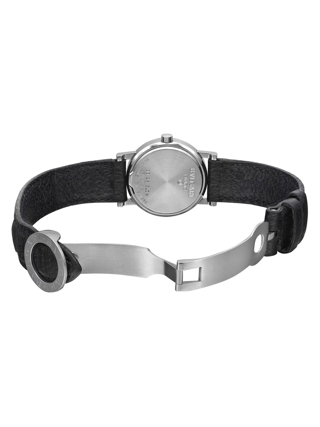 Bvlgari Bvlgari 26mm Steel Black Dial Quartz Ladies Watch BB 26 SLD