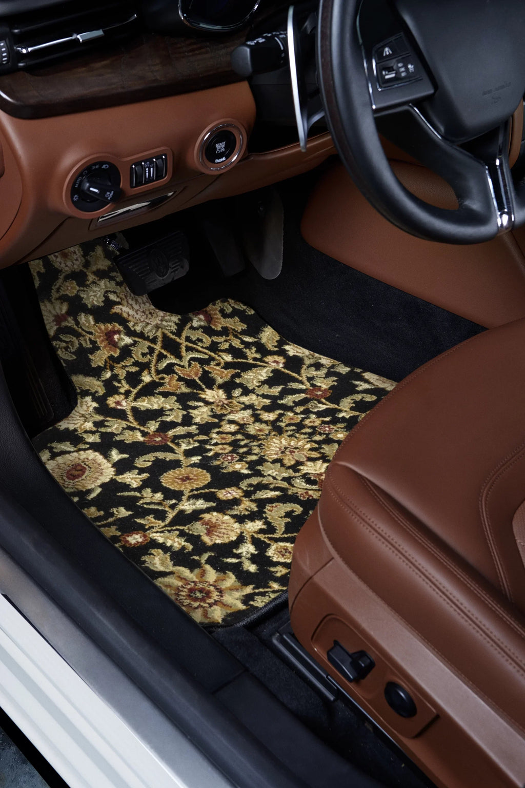 GGBAILEY  Explorer Black Oriental Car Mats, Custom Fit for 2011, 2012, 2013, 2014, 2015, 2016, 2017, 2018, 2019 - Small Trunk / Cargo Carpet Car Mat