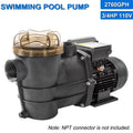 iMeshbean Above Ground Swimming Pool Pump, 3/4HP Motor 110V, 2760GPH, Head Max 38FT, for Above Ground Swimming Pool and Inground Pool aqua Circulation, w/ Strainer Basket