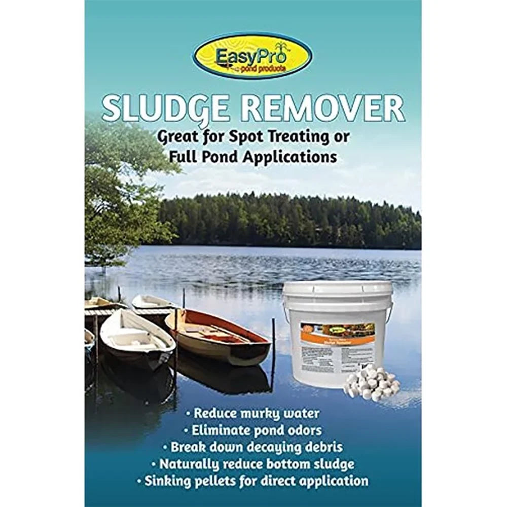 Application Scoop. 'EasyPro+' Sludge Remover Pellets, 10lb Pail - 3 Gram Pellets and 8 oz