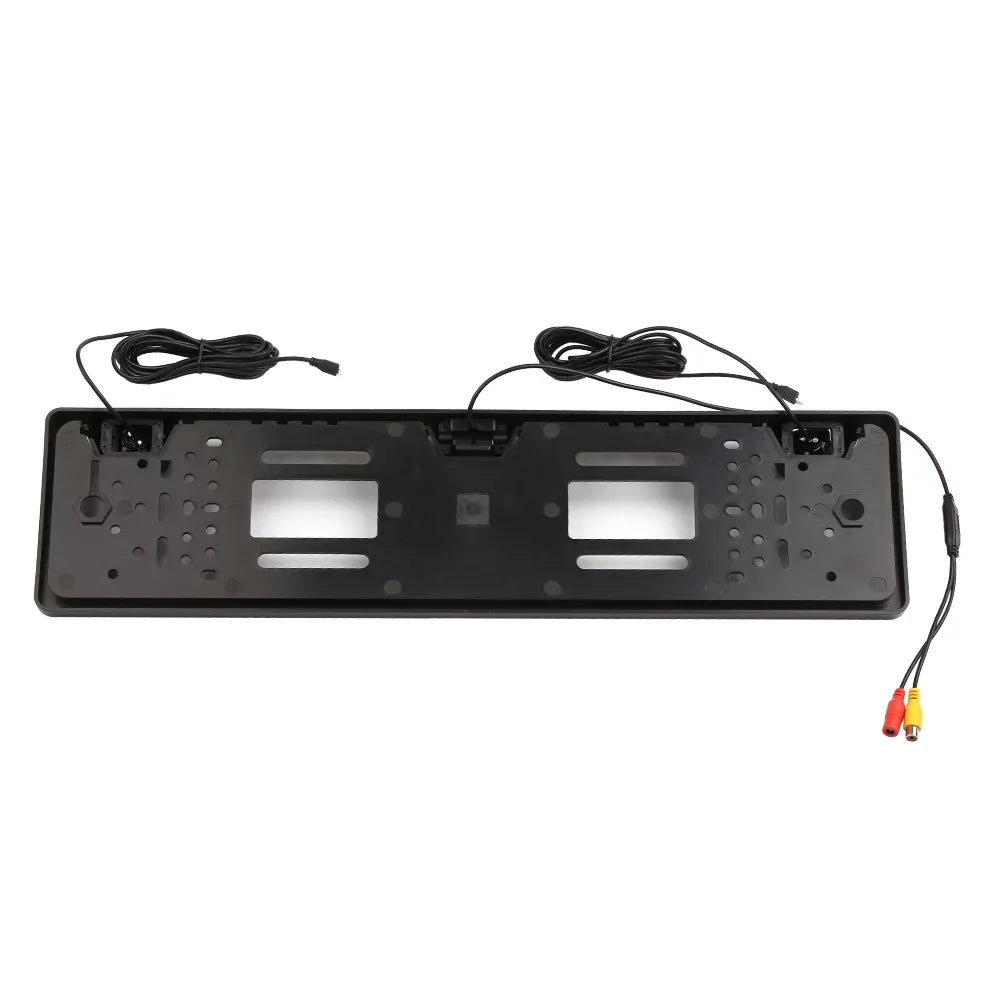 European License Plate Frame Camera - 12 LED Rear View Camera with Reversing System and Parking Sensor Integration