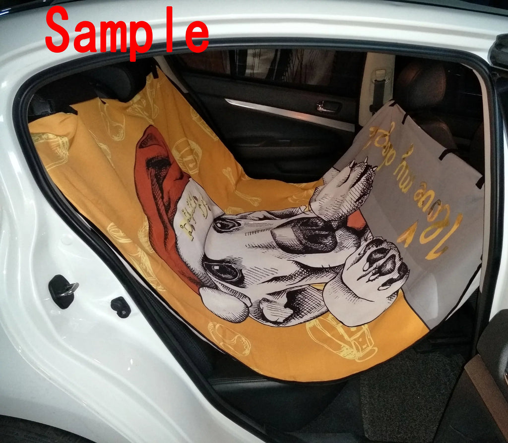 GCKG White Cloud Pet Car Seat shield Dog Car Seat Mat Hammock Cargo Mat Trunk Mat For Cars Trucks and SUV 54x60 inches
