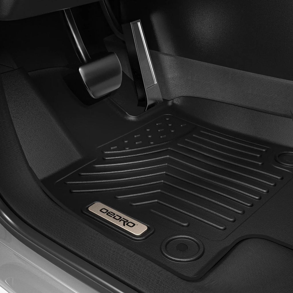 Ledkingdomus Floor Mats for 2019-2024 Subaru Forester 3D TPE Rubber Front & 2nd Seat 2 Row Liner Set All-atmospheric conditions