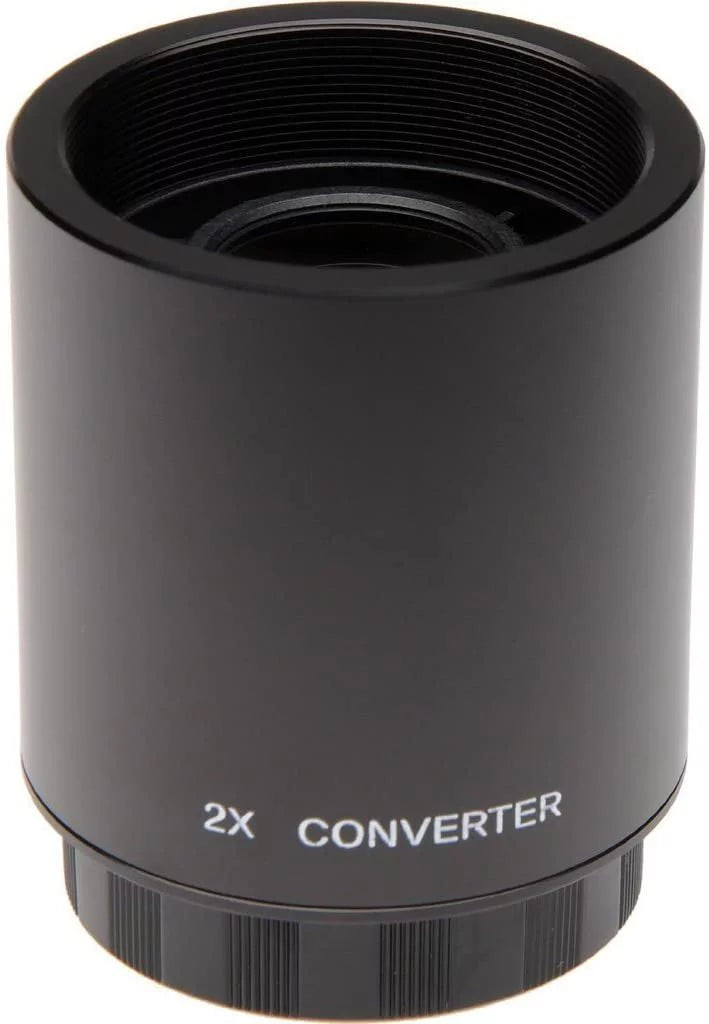 500mm f/8 Telephoto Lens (T Mount) with 2x Teleconverter (=1000mm) for  Alpha A450, A500, A550, A290, A390, A560, A5