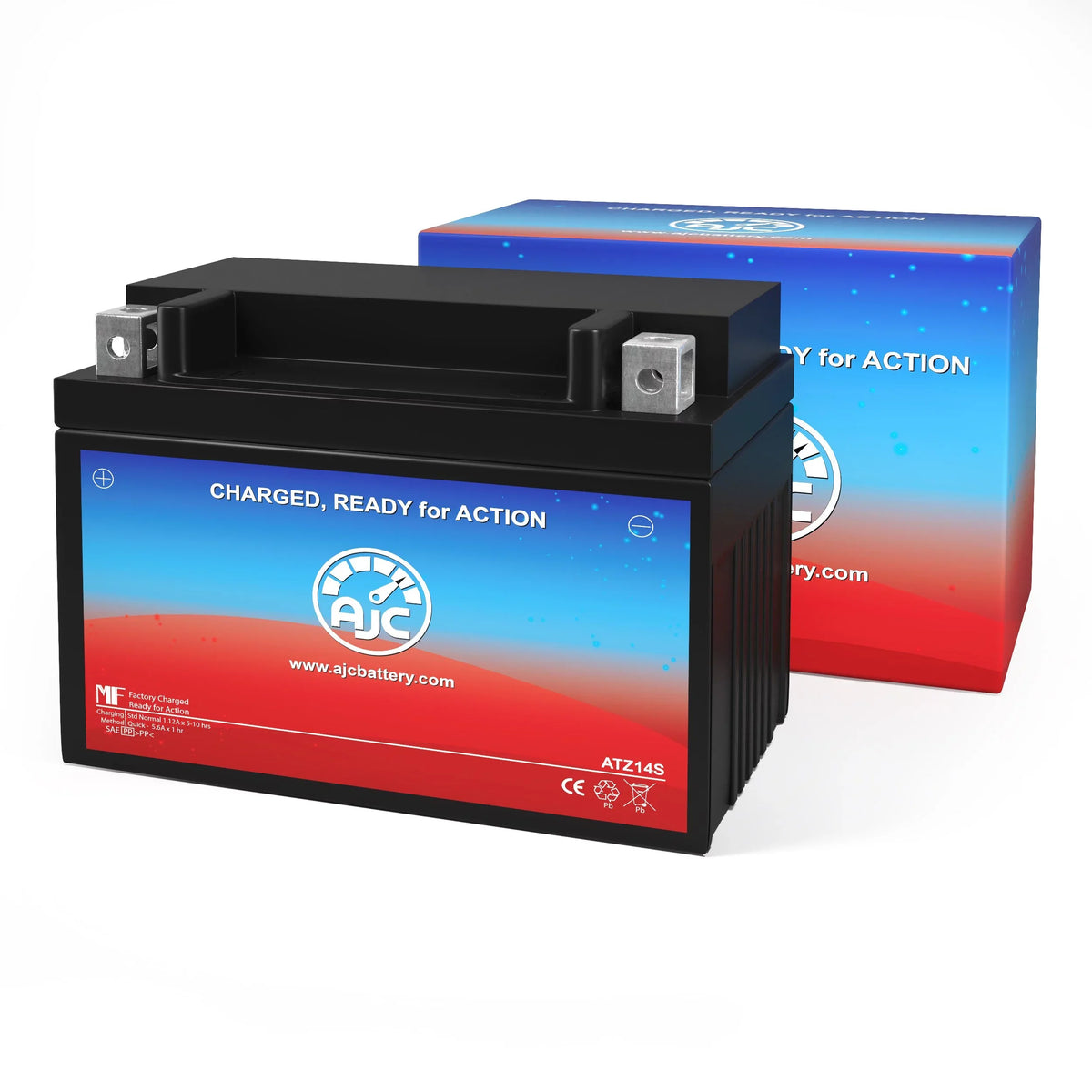 F800GS GT (Auxiliary Battery) 800CC 12V Motorcycle Replacement Battery (2013-2016) - This Is an AJC Brand Replacement
