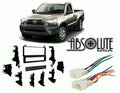Absolute RADIOKITPKG2 Fits  Tacoma 1995-2004 Single DIN Stereo Harness Rad