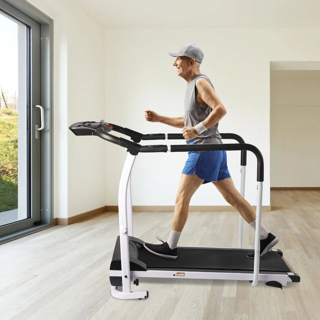 DENEST Treadmill for Elderly Indoor Exercise Electric Walking Machine， Recovery Fitness Walking Treadmill