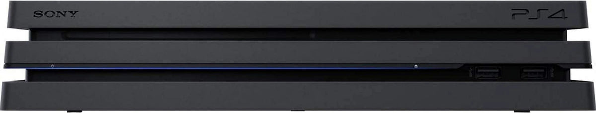 Pre-Owned  PlayStation 4 Pro 1TB Gaming Console Black HDMI Cable 2 Controller With BOLT AXTION Cleaning Kit Bundle (Refurbished: Like New)