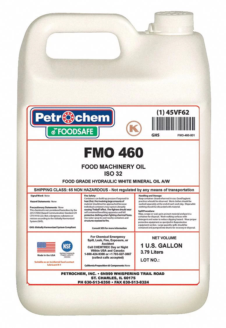 Petrochem Hydraulic Oil,1 gal.,Pail,ISO 460  FMO 460-001