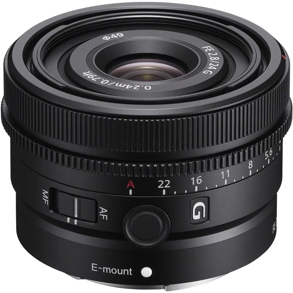 a7C Mirrorless Camera (Black) with 28-60mm Lens+24mm f/2.8 G Lens +Flash- Kit