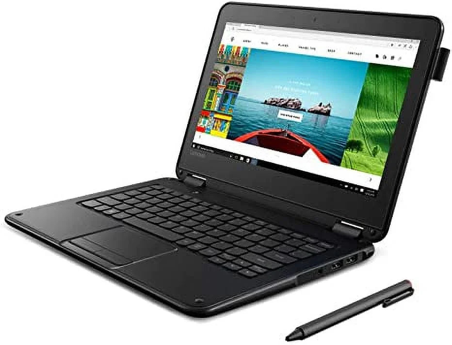 Open Box  300e Winbook 11.6" HD N3450 4 64GB SSD 81FY0019US - BLACK