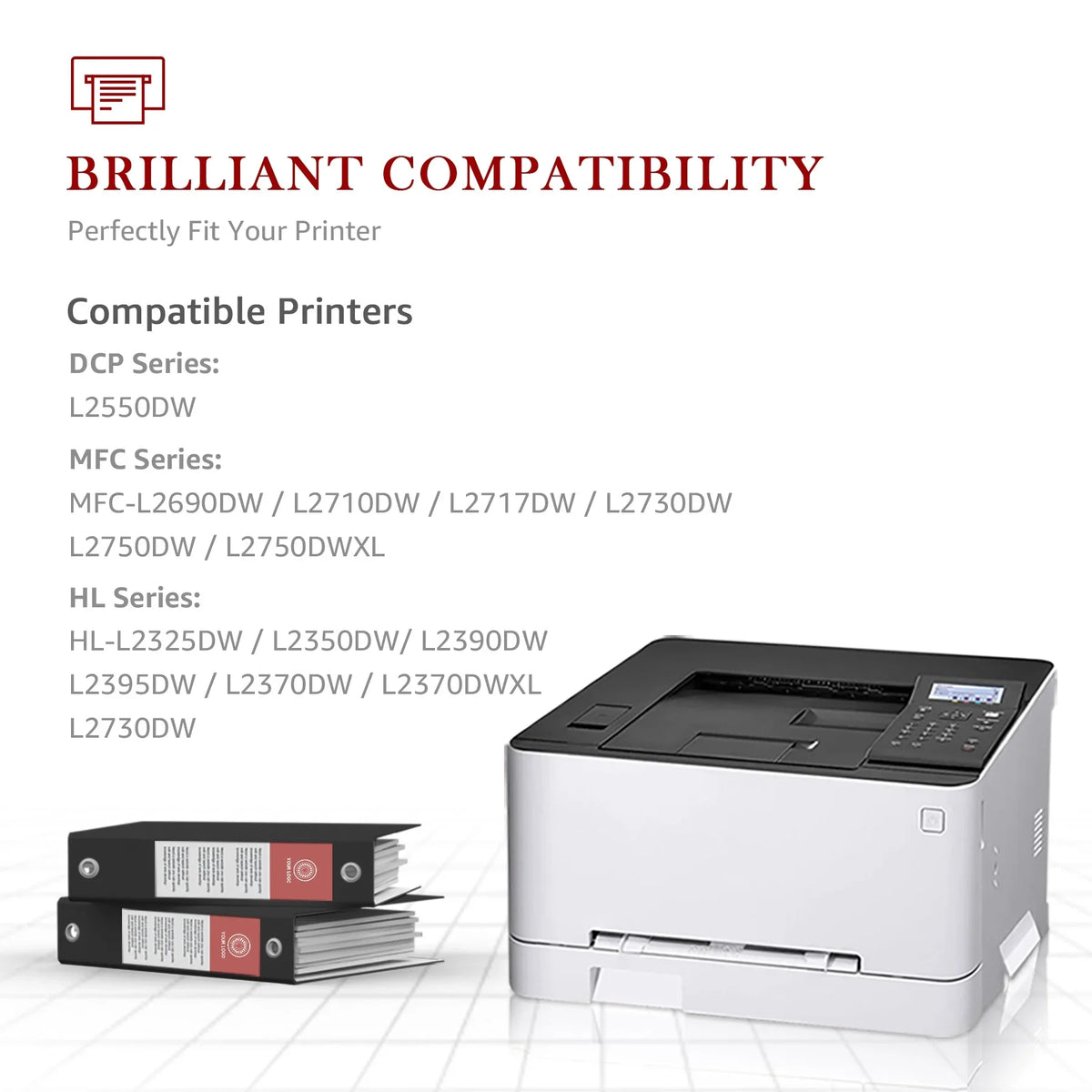 suitable for brother Printer DR730 Drum Unit Toner(2 pack)