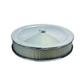 Carb Flange High Dome Air Cleaner Assembly, Drop Base. Element 5.12 in. Round 3 in. 14 in