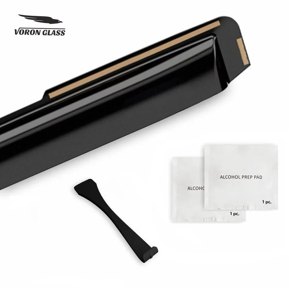 Voron Glass in-Channel Extra Durable Rain Guards for  Corolla 2020-2024 Sedan, Window Deflectors, Vent Window Visors, 4 Pieces - 200521