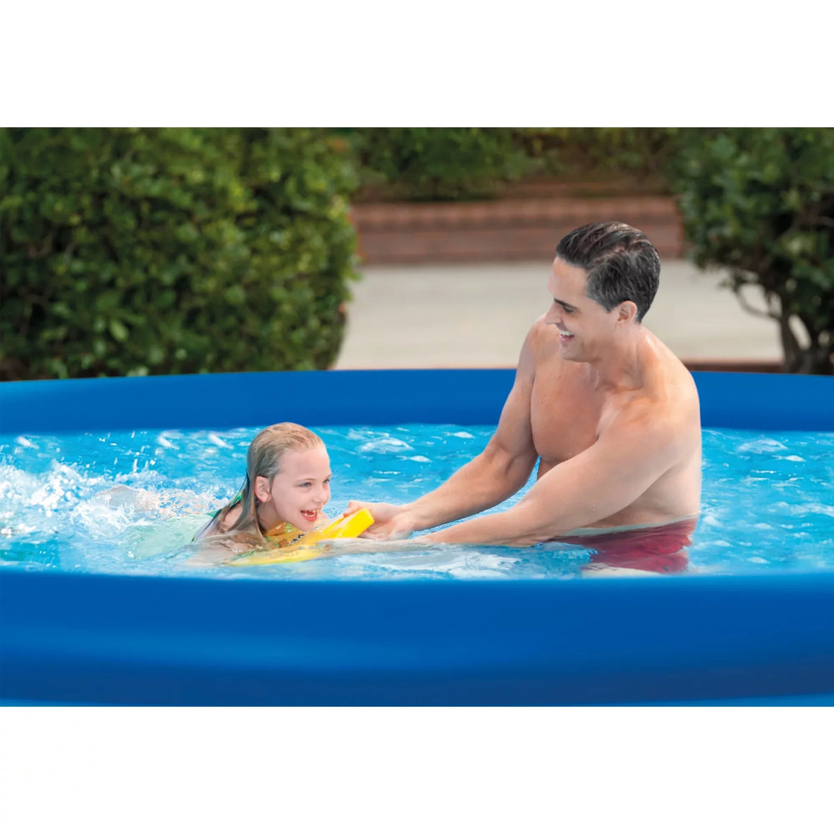 Intex: Easy Set 10' x 30" Inflatable Pool W/ Filter Pump - (28121EH) - Includes Pump Filter, Hydro Aeration Technology, Outdoor/Backyard Family Pool, Suitable For Ages 6+