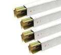 (4 Pack) 92"- 103" Adjustable Aluminum E-Track Decking/Shoring Beams | Cargo Load Lock Bars for Enclosed Trailers, Trucks, Vans, with The E Track Tie-Down System