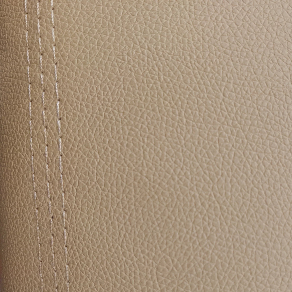 Genuine Dickies 2 Piece Prestige Front Car Seat Covers Vegan Leather Beige, 806514