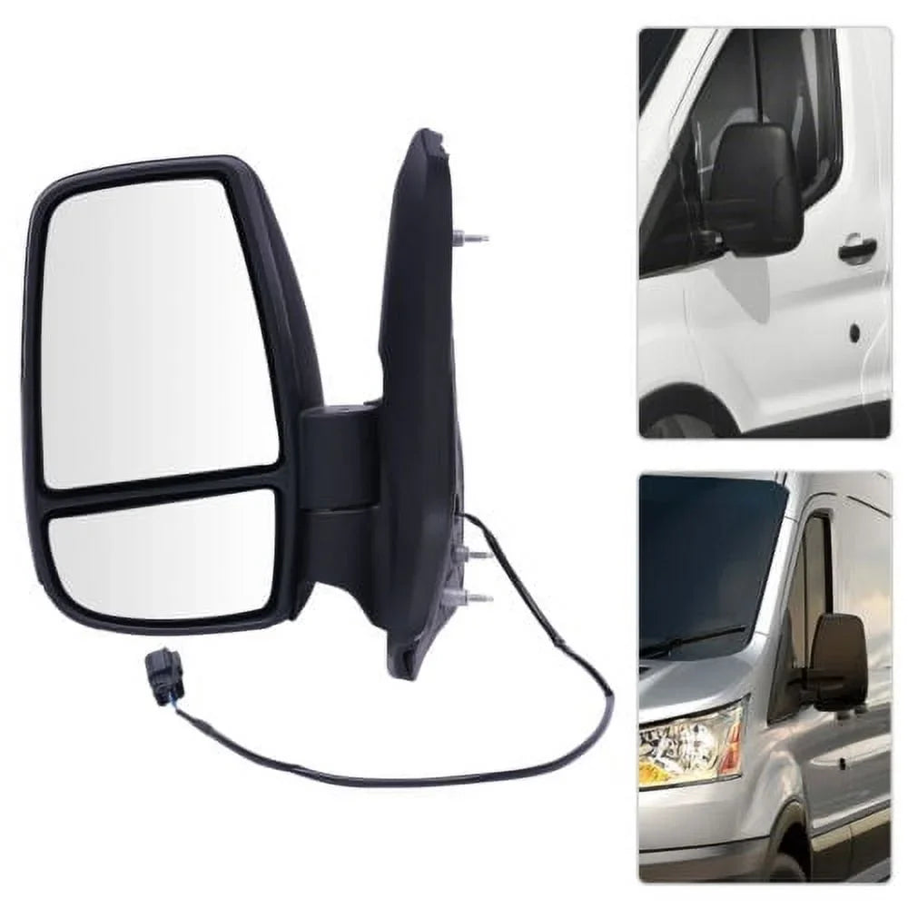 Front Left Side Rear View Mirror Black For  Transit 150 250 350 2015-2022