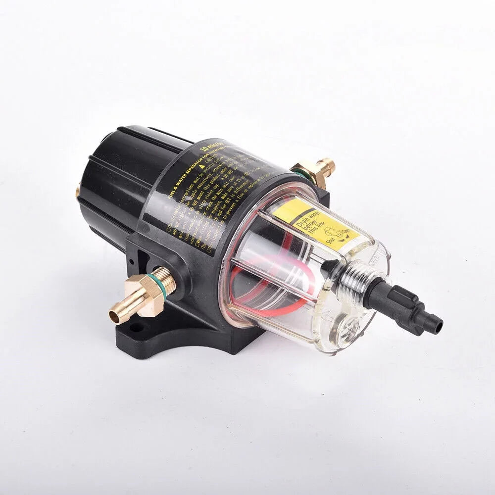 ACA UF-10K Fuel Filter liquid Separator Assembly With Clear Bowl for Yamaha Suzuki Tohatsu Mercury Outboard Engine