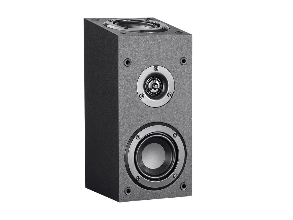 Immersive Home Theater System - Black With 8 Inch 200 Watt Subwoofer. Monoprice Premium 5.1.4-Ch