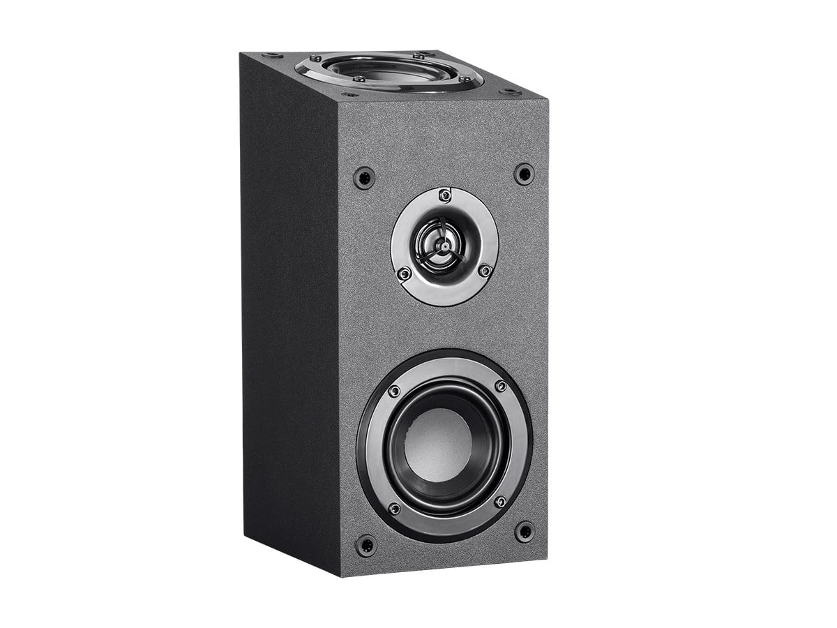 Immersive Home Theater System - Black With 8 Inch 200 Watt Subwoofer. Monoprice Premium 5.1.4-Ch