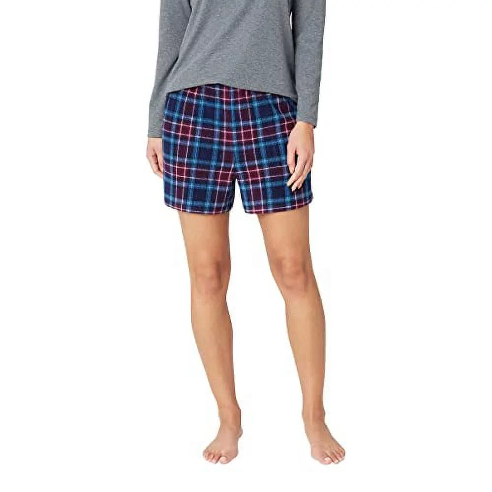 Eddie Bauer Women's 3-Piece Waffle Knit Pajama Set (Gray, Large)
