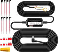 3-Lead Acc Hardwire Kit Mini-USB Port for M550 Dash Cam, 12ft with Fuse Kit, for Dash Camera 24H Parking Monitor