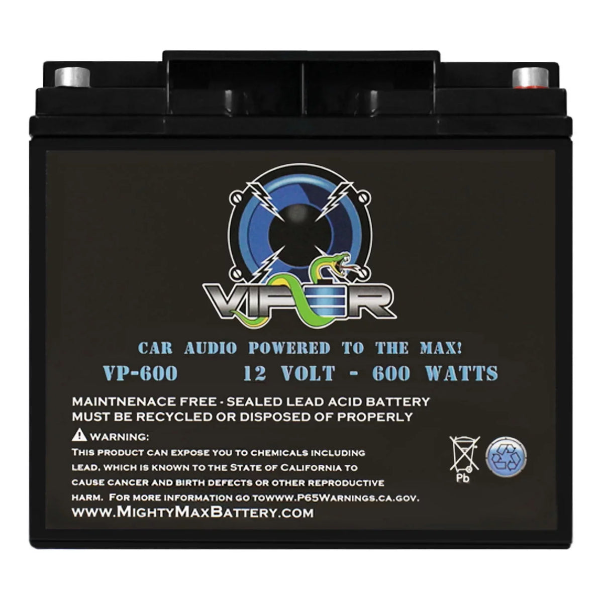 Viper VP-600 600 Watt Replacement Battery for XS XP750 D680 S680