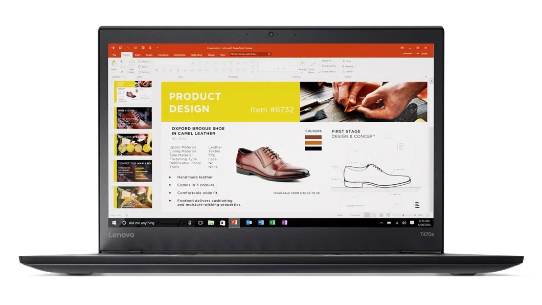 ThinkPad T470s Touch Windows 7 Pro Laptop -  Core i7-7600U, 20GB RAM, 512GB PCIe NVMe SSD, 14" IPS FHD (1920x1080) Matte Touchscreen, Fingerprint Reader, Smart Card Reader, Black Color
