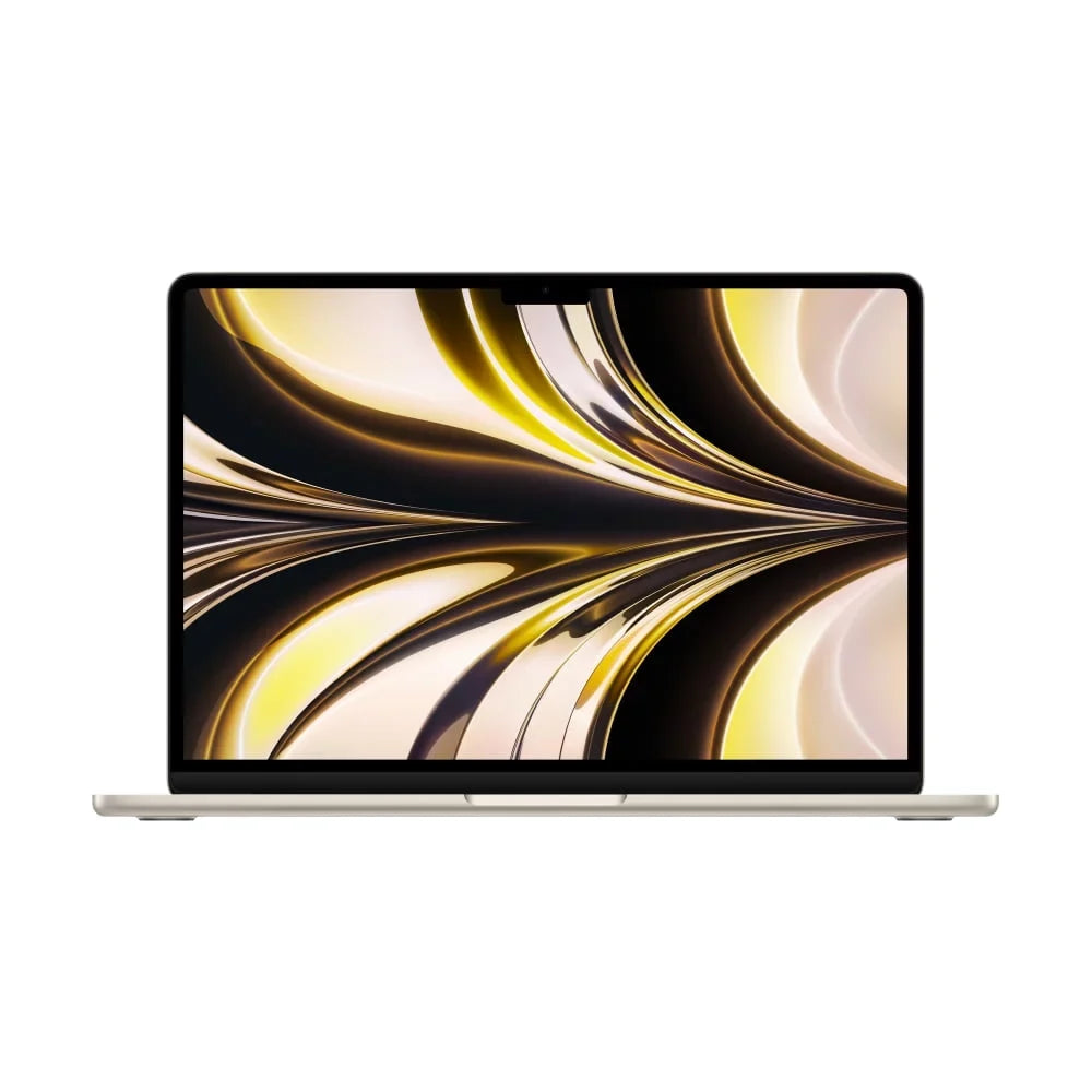 Restored  Macbook Air 13.6-inch (8GPU, Starlight) 3.5Ghz 8-Core M2 (2022) Laptop 256 GB Flash HD & 8GB RAM-Mac OS (Certified, 1 Yr Warranty) (Refurbished)