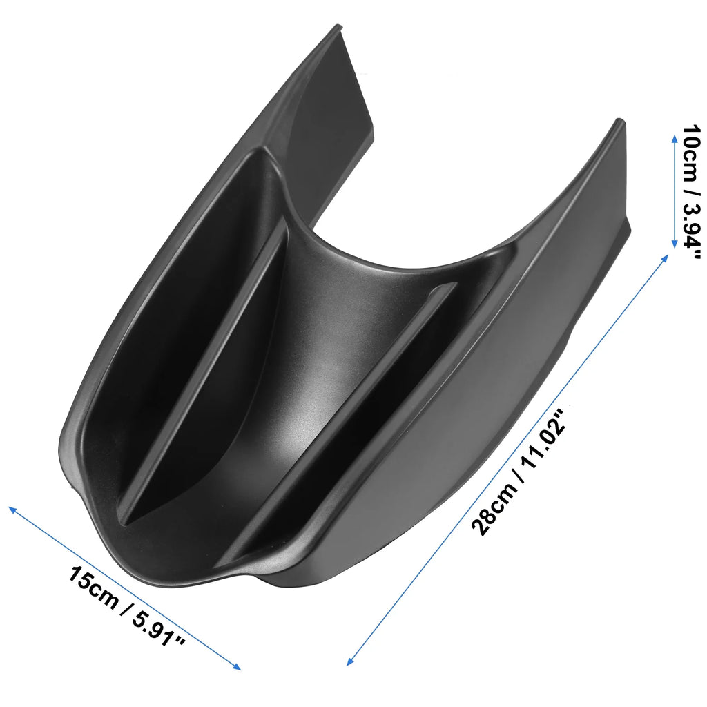 Car Center Console Storage Box Armrests Accessories Fit for Benz Smart Fortwo W453 2014-2018 Black