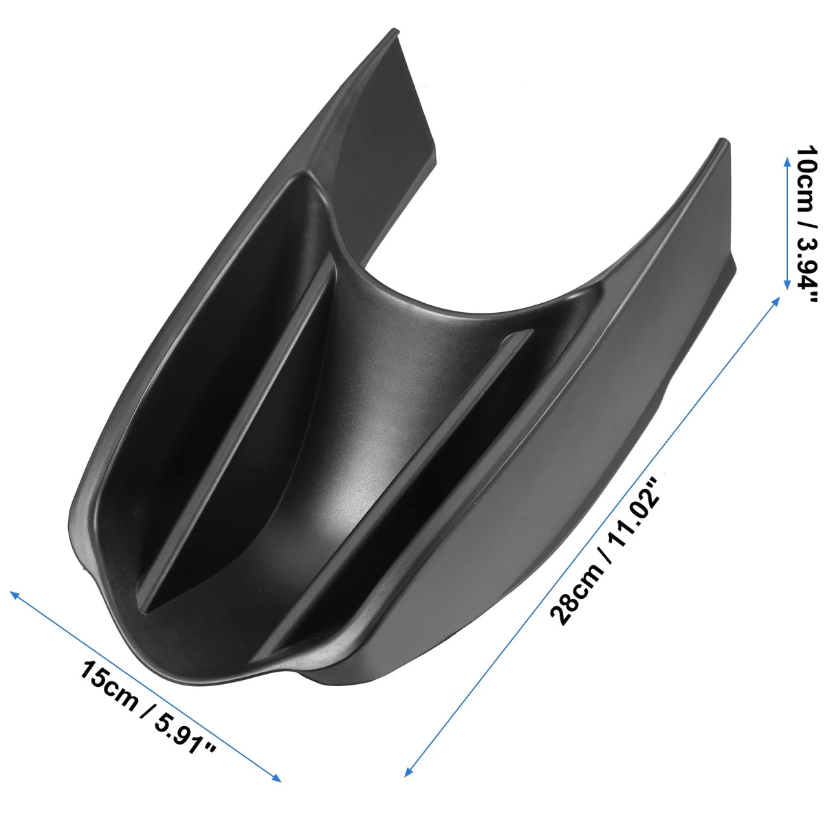 Car Center Console Storage Box Armrests Accessories Fit for Benz Smart Fortwo W453 2014-2018 Black