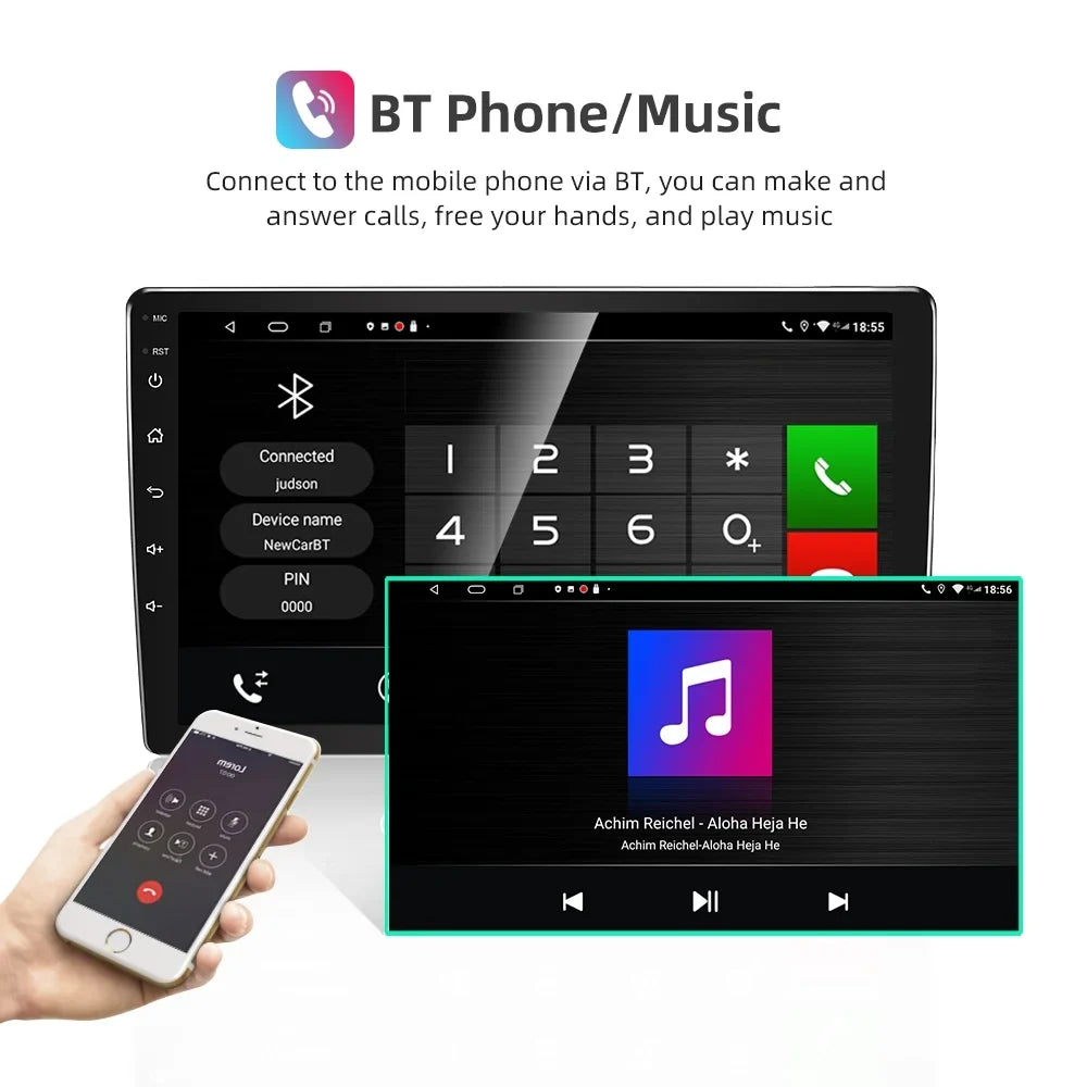 JMANCE Android 10 Car Stereo for  Sienna 2011-2014 9" Touch Screen Radio Support Wireless  CarPlay Andriod Auto
