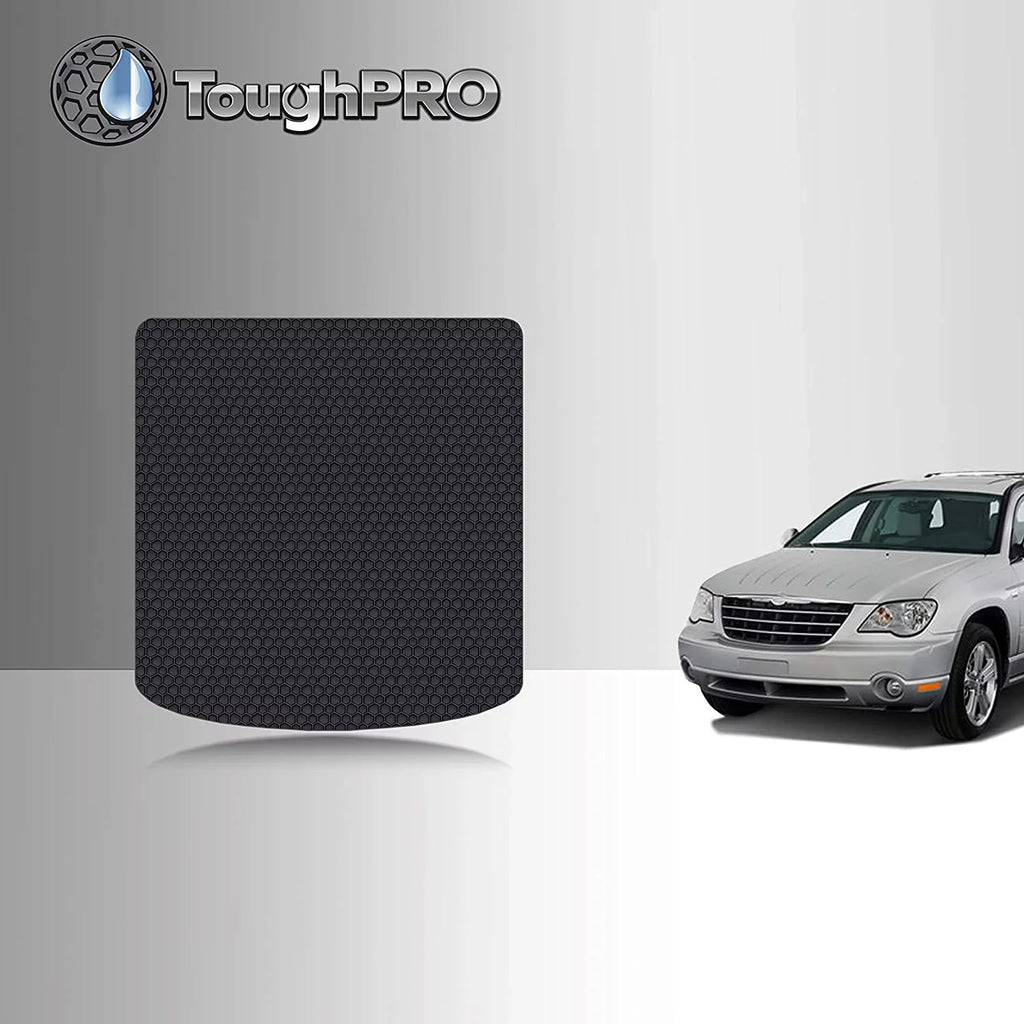 TOUGHPRO Cargo/Trunk Mat Accessories appropriate with Chrysler Pacifica - 3rd Row Down - All atmospheric conditions - Heavy Duty - Custom Fit - (Made in USA) - 2021