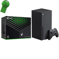 Xbox Series X 1TB SSD Video Gaming Console + 1 Xbox Wireless Gaming Controller - 16GB GDDR6 RAM, Black, 8X Cores Zen 2 CPU, 802.11AC WiFi, 8K HDR, 4K UHD Blu-Ray - 64GB USB Flash Drive