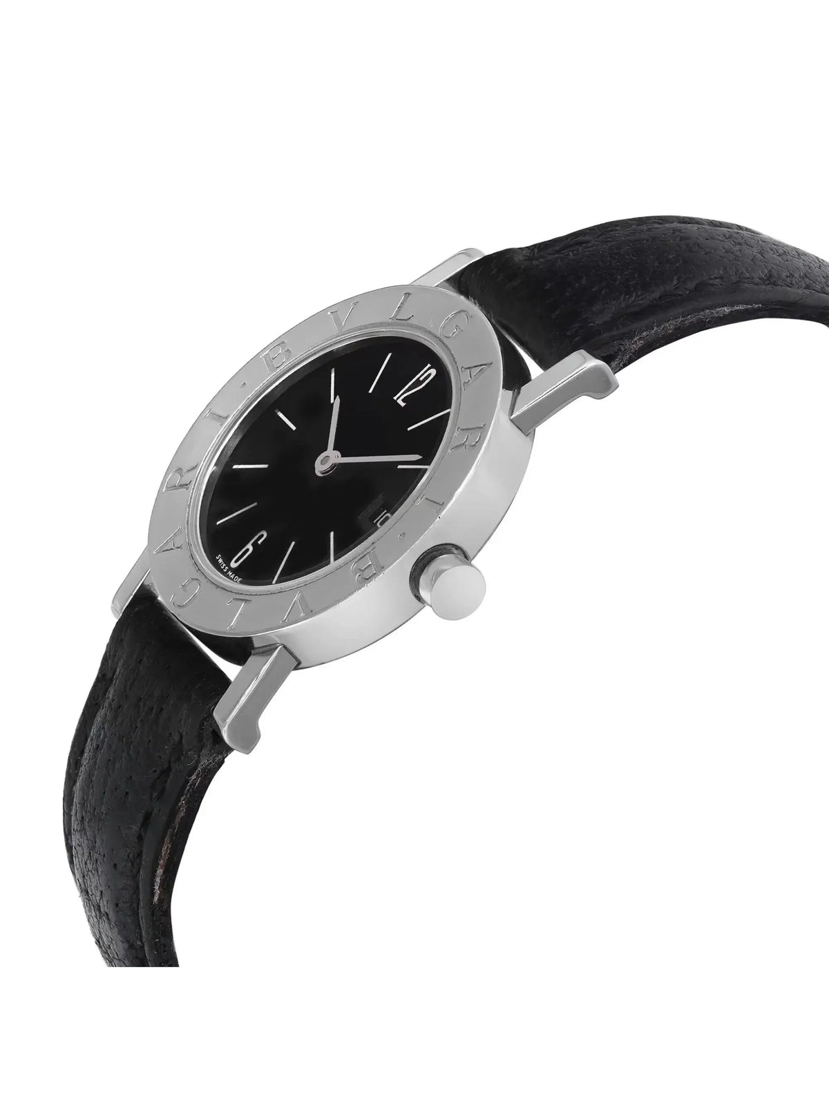 Bvlgari Bvlgari 26mm Steel Black Dial Quartz Ladies Watch BB 26 SLD