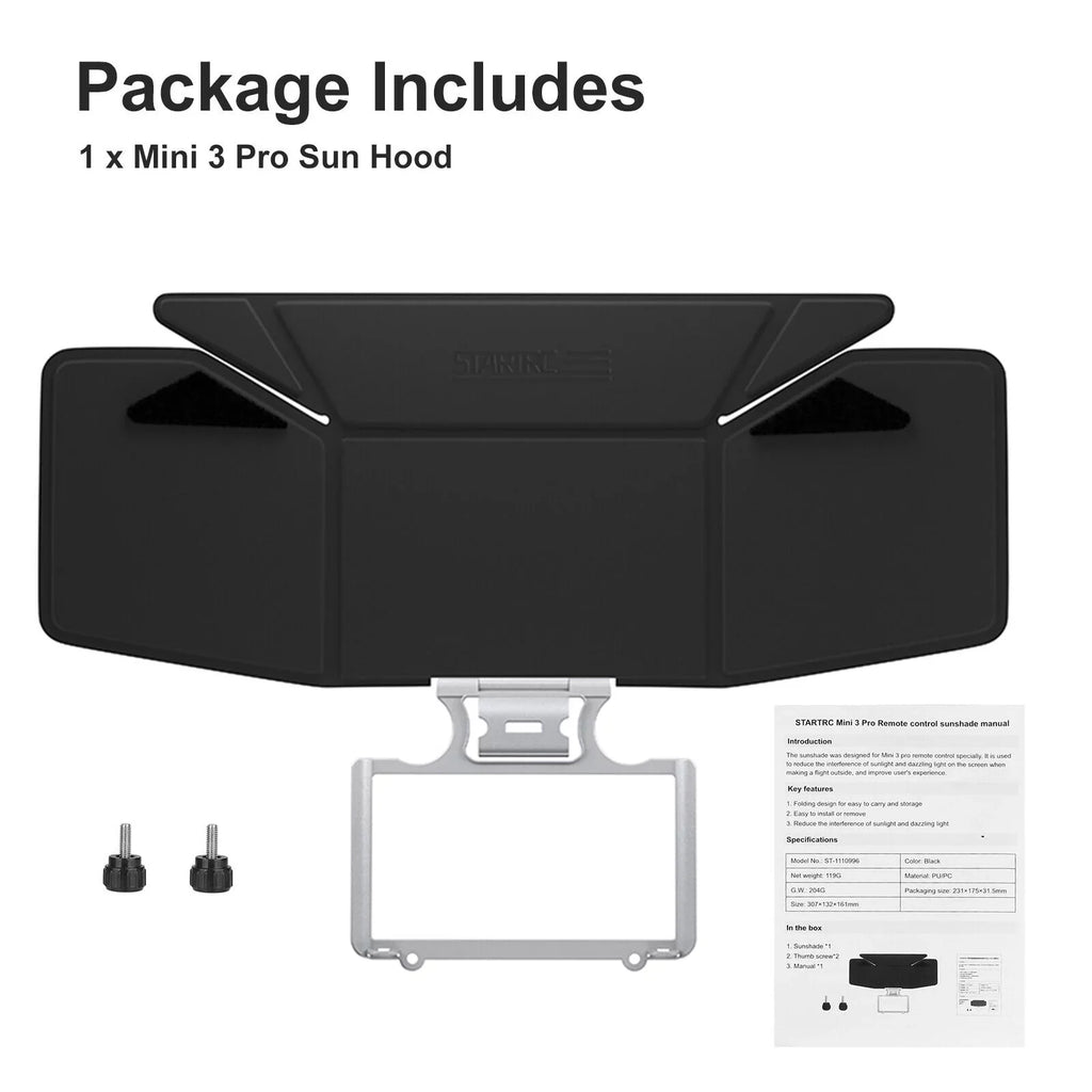 RC Controller Protector Sun Hood Sunshade shield Accessories for DJI Mini 3 Pro