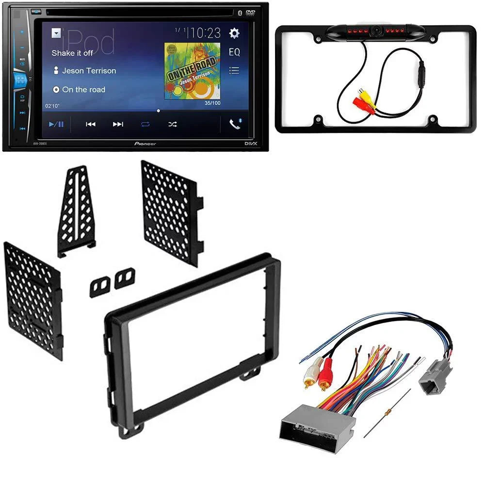 KIT2513 Bundle with Pioneer Multimedia DVD Car Stereo and Installation Kit - for 2000-2006  Explorer Sport Trac / Bluetooth Touchscreen, Backup Camera, Double Din Dash Kit
