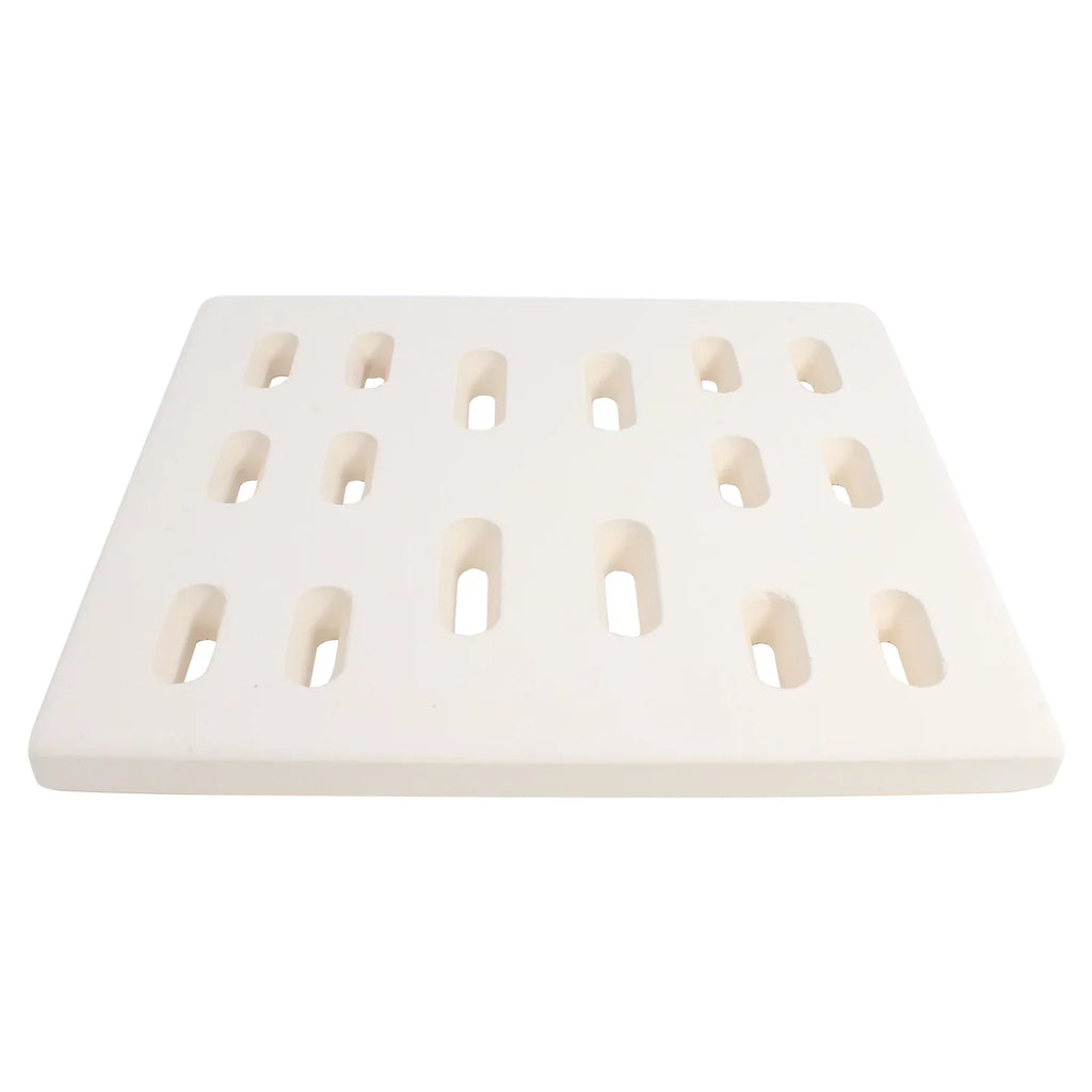 3-Pack BBQ Grill Heat Shield Plate Tent Replacement Parts for Bakers Chefs Regal04ANG - matching Barbeque Ceramic Flame Tamer, Guard, Deflector, Flavorizer Bar, Vaporizer Bar, Burner wrap 8"