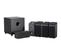 Immersive Home Theater System - Black With 8 Inch 200 Watt Subwoofer. Monoprice Premium 5.1.4-Ch