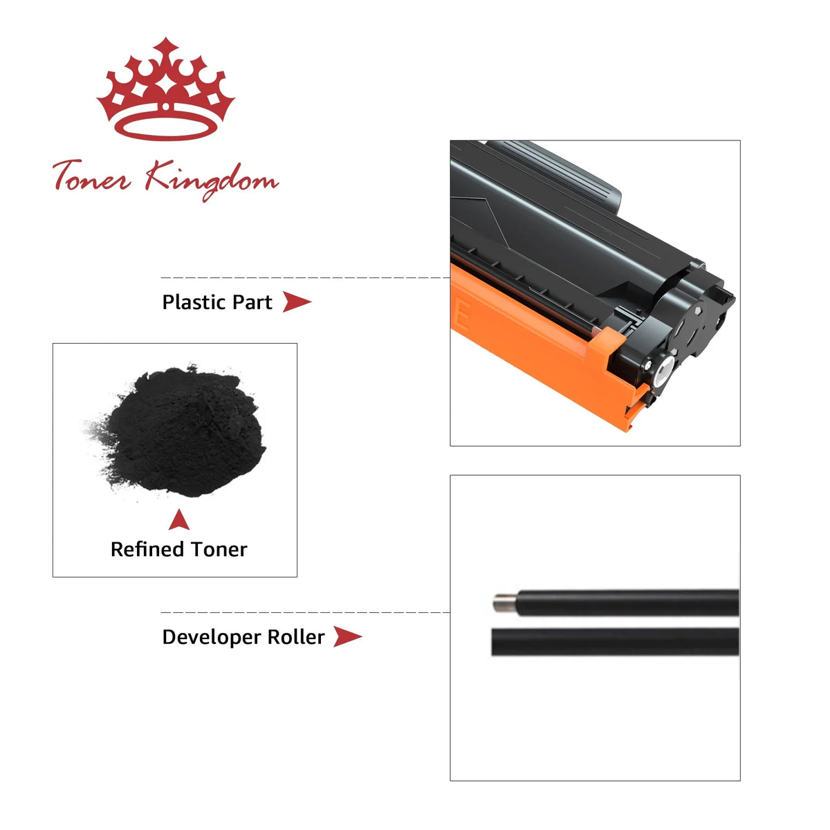 suitable for brother Printer DR730 Drum Unit Toner(2 pack)