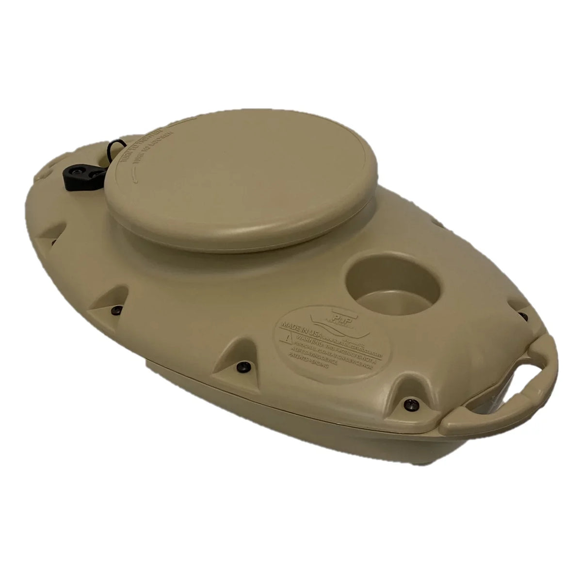 CreekKooler Pup 15 Quart Floating Beverage aqua Portable Cooler, Tan