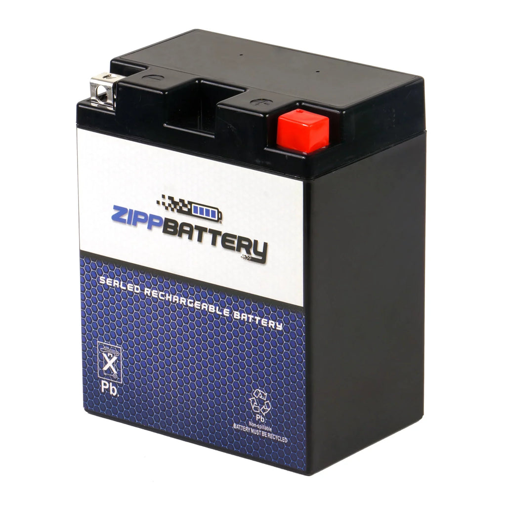 Zipp Battery YTX14AHL-BS (14AHL-BS 12 Volt,12 Ah, 210 CCA) Snowmobile Battery for Arctic Cat Jag Jag Dlx 1992