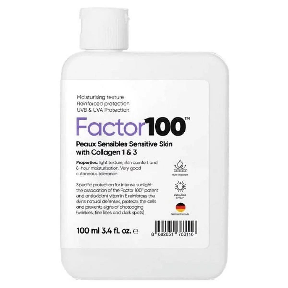 Factor100 Sun Screen Cream SPF50+ 100 ml