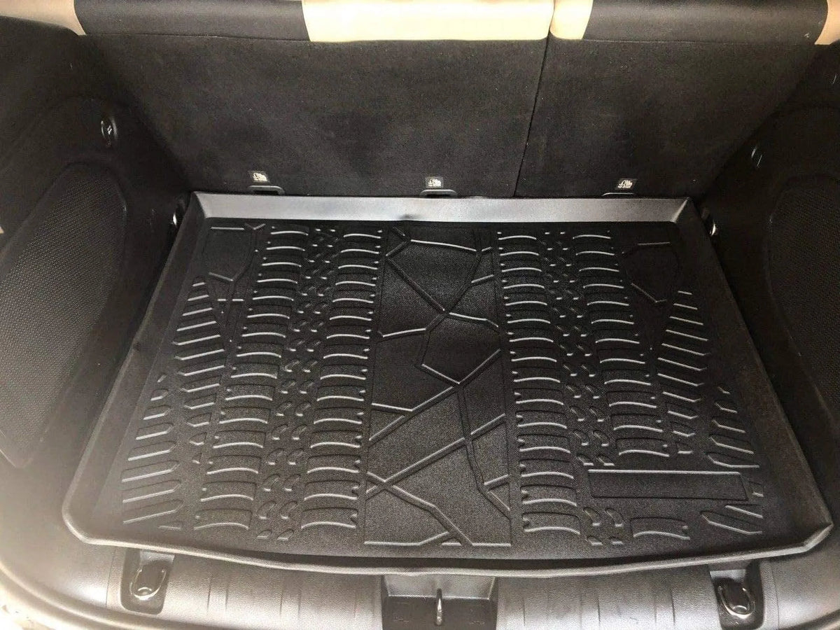 EACCESSORIES EA Cargo Liner – Trunk Mat for Jeep Renegade 2015-2023 – atmospheric conditions-impervious Trunk Mats for Cars with Raised Lip – Non-Slip Car Trunk Mat Rubber – Easy to Install – Laser Pre-Cut Design