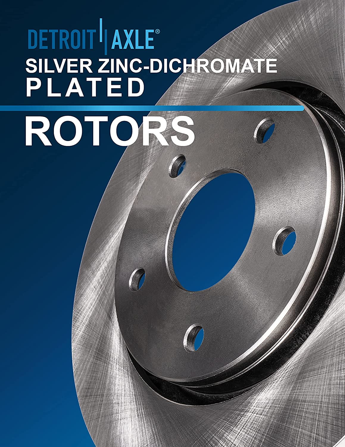 Detroit Axle - Rear Brake Kit for 2003-2011  Crown Victoria Mercury Grand Marquis, 2003-2004 Mercury Marauder Brake Rotors and Ceramic Brakes Pads Replacement: 11.61" Rotors