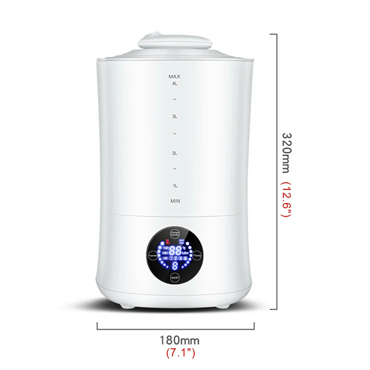 DIY Sodium 4L Hypochlorous Acid liquid Making Machine Humidifier W/ Remote White