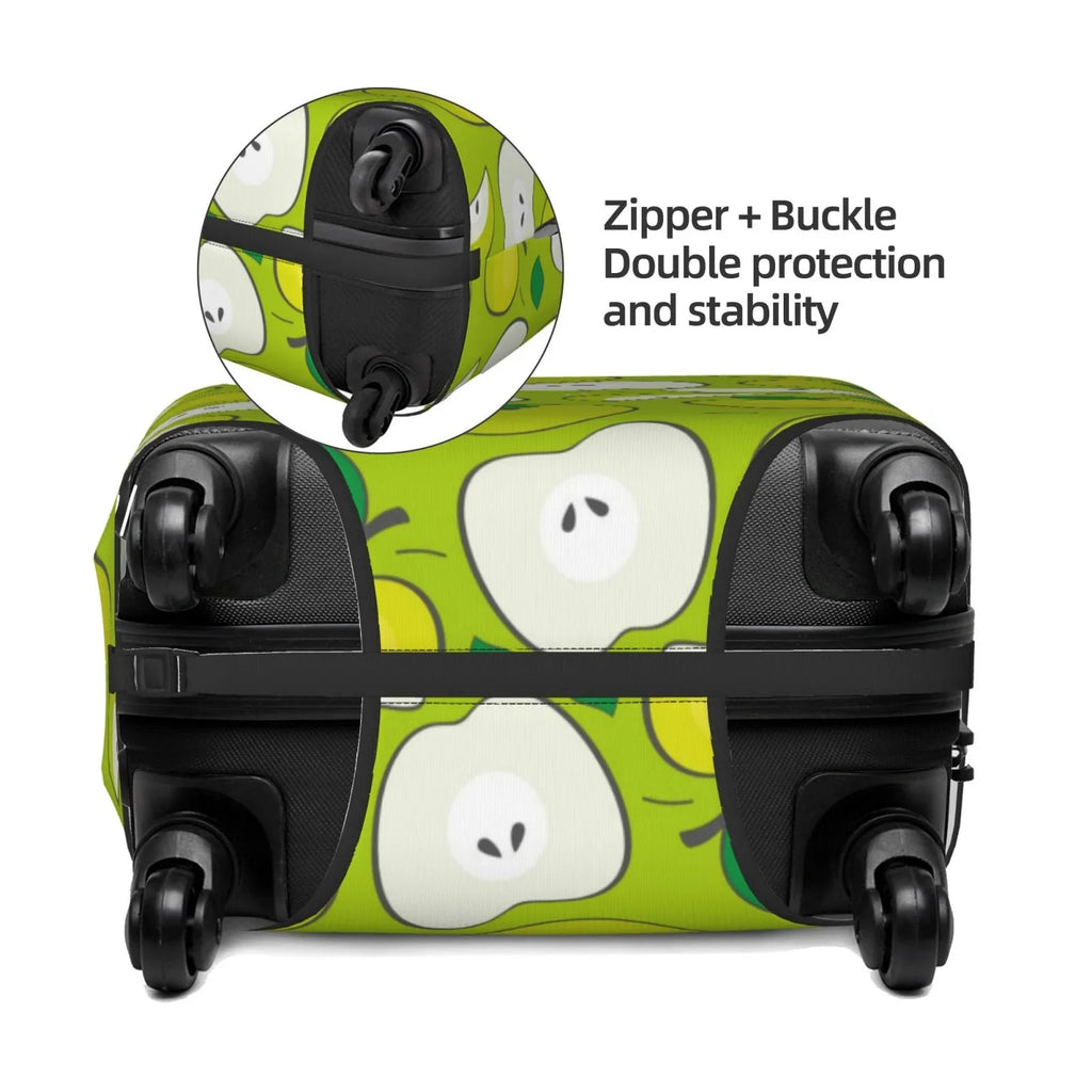 Junzan Green  Print Washable Luggage shield - Fashion Suitcase Protector Fits 18-32 Inch Luggage