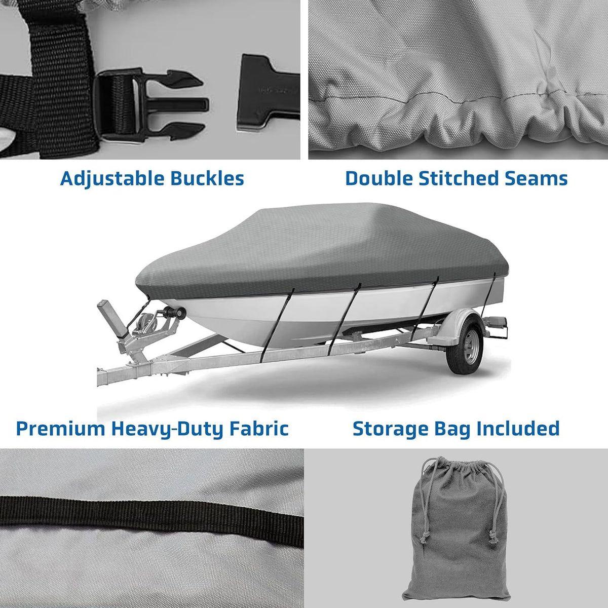 Armor Shield Protective Storage Gray. Pyle Inflatable craft protector Waterproof 12.5’ to 13.5’ ft