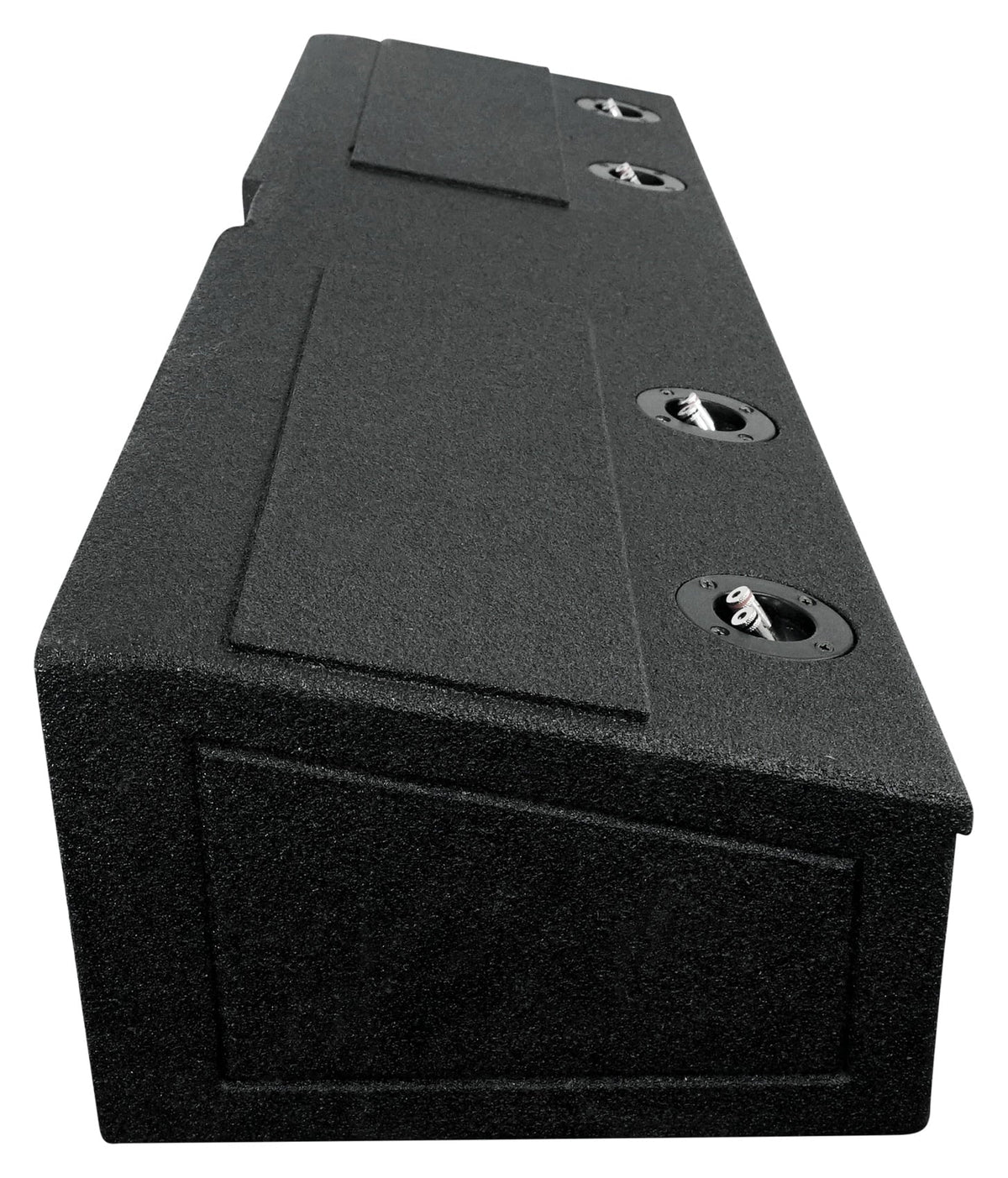 Rockville REC120 Quad 8" Ported Bedlined Sub Box For 2007- CURRENT GM Crew Cab